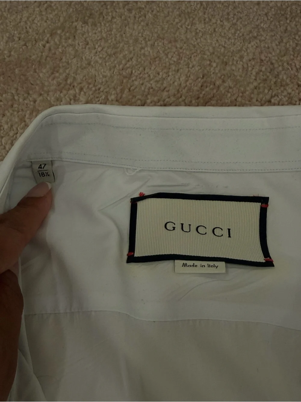 Gucci Men's Light Blue Dress Shirt